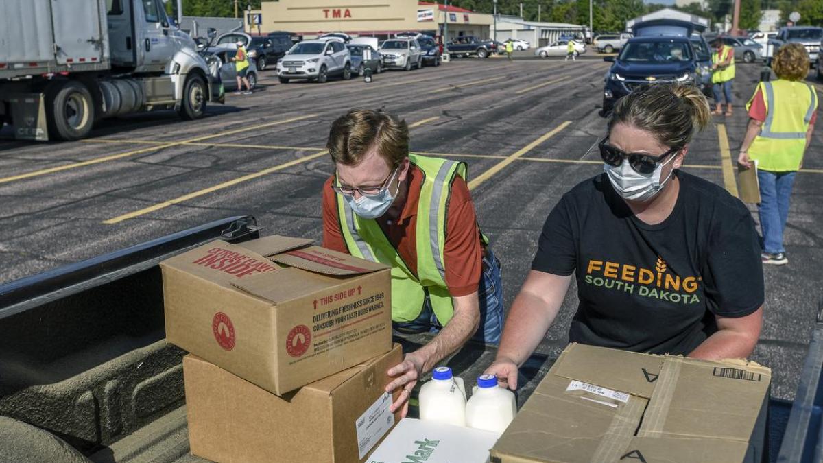 Dusty Johnson Feeding South Dakota