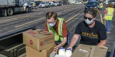 Dusty Johnson Feeding South Dakota