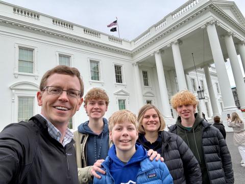 Johnson Family White House
