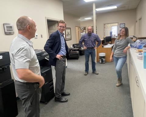 Meeting with Schimeller