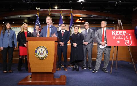 Rep. Johnson Speaks at Keep the Nine Press Conference